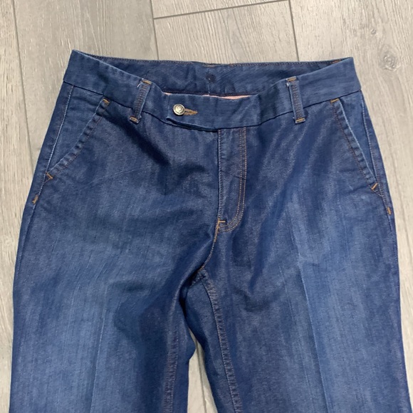 Vintage Tommy Hilfiger Denim Flares Trousers Size 14 - Picture 2 of 4